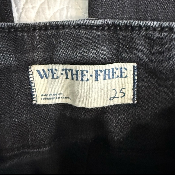 We The Free Charcoal Wide Leg Jeans size 25 - Picture 9 of 13